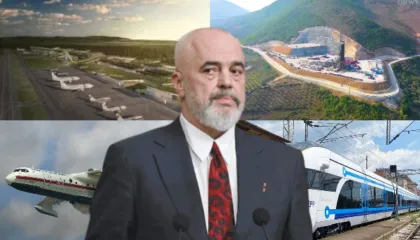 Nga treni elektrik te Aeroporti i Vlorës dhe nafta ‘arabe’/ 10 rrenat e Ramës për vitin 2025