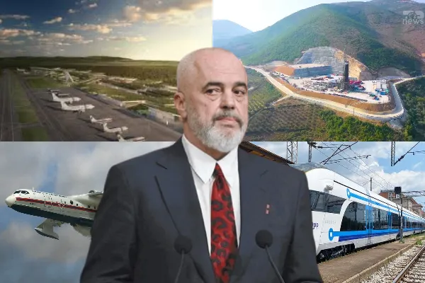 Nga treni elektrik te Aeroporti i Vlorës dhe nafta ‘arabe’/ 10 rrenat e Ramës për vitin 2025