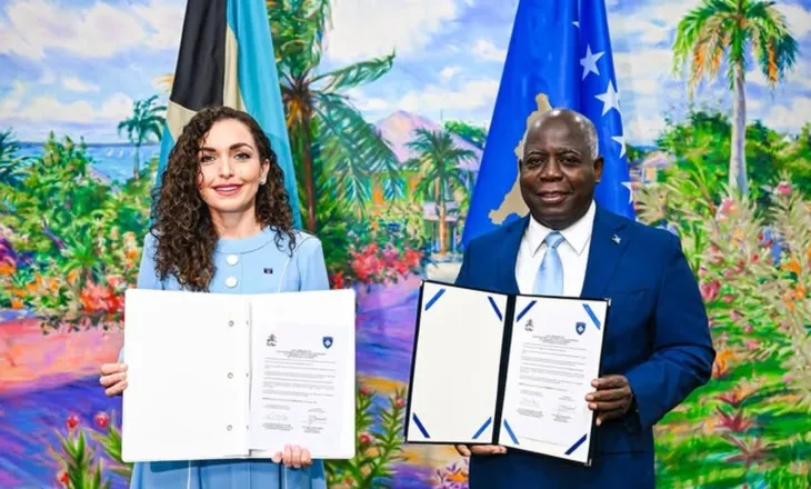 “Një vendim historik”! Osmani: Bahamas njeh Kosovën si shtet të pavarur