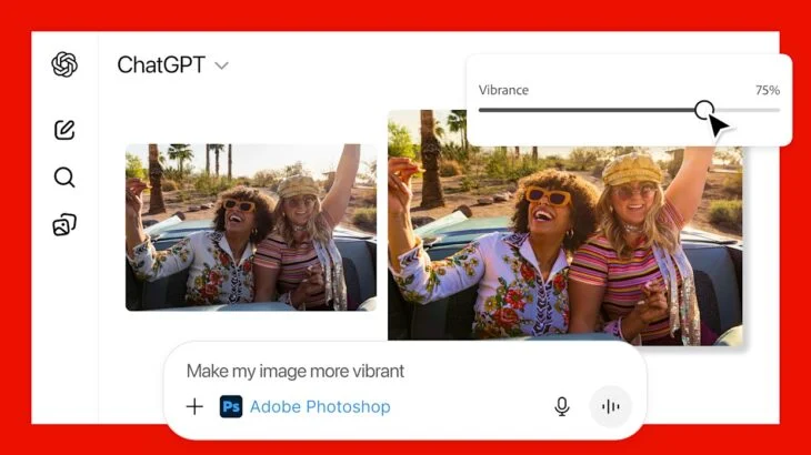 OpenAI sjell Adobe Photoshop në ChatGPT