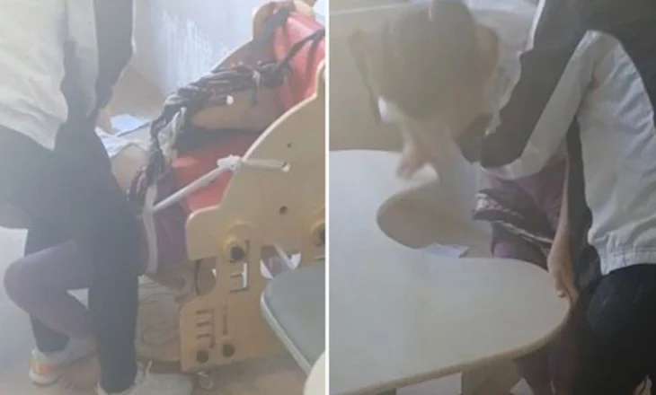 Pamje tronditëse nga Turqia, nxënësit me spektrin e autizmit shihen të lidhur me litarë në shkolla