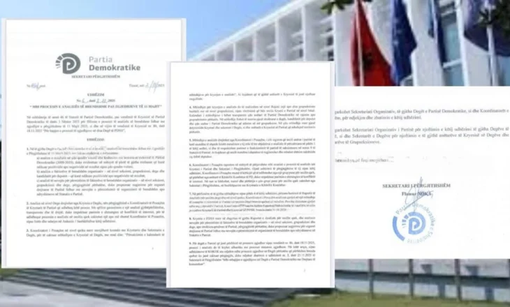 Pas takimeve të Salianjit, PD vihet në lëvizje, zbardhet udhëzimi për degët lokale