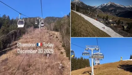 Pista skish ‘fantazmë’ në Europë, kërcënohet sezoni i dimrit dhe Olimpiada e 2026