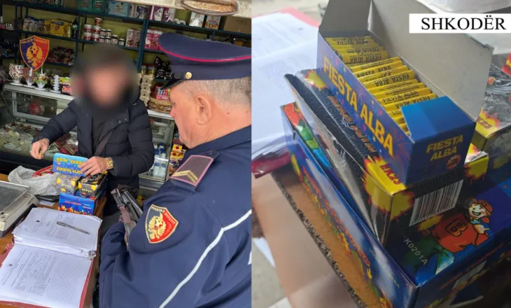Policia sekuestron 44 kuti me fishekëzjarre, procedohet penalisht pronarja e dyqanit