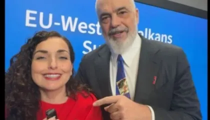 Presidentja Osmani: BE heq të gjitha masat ndaj Kosovës. Ndërhyn Rama: Meritë e jotja