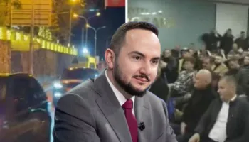Pritje entuziaste për Ervin Salianjin në Shkodër, para takimit me demokratët