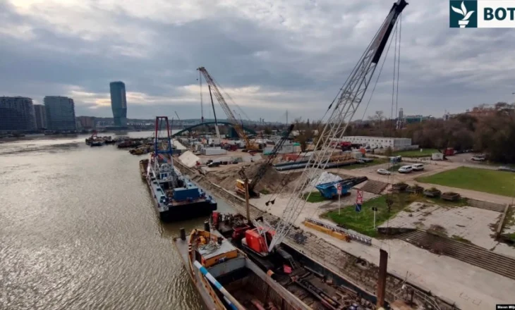 Projekti i mbështetur nga Kina për ndërtimin e urës në Beograd, nxit kritika për fshehje të kontratave