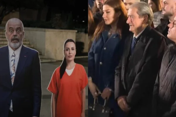 Rama “shqyen” sytë/ Berisha mbërrin në tubim