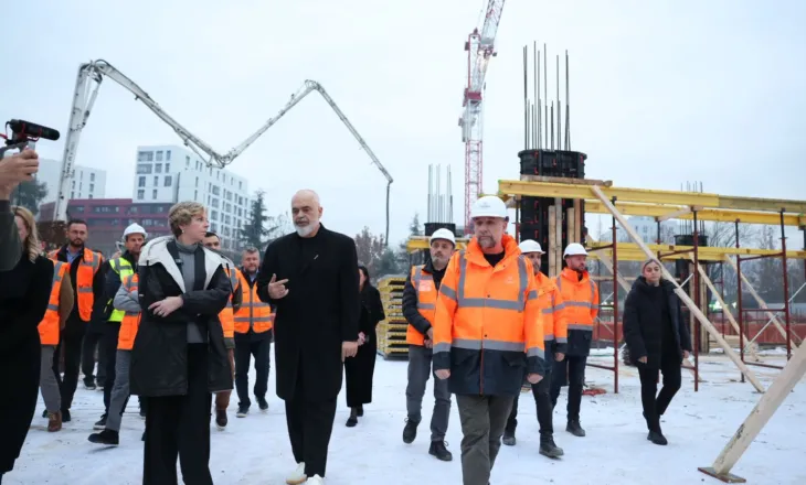 Rindërtohet Pediatria në QSUT, Rama inspekton punimet: Shërbim cilësor për pacientët