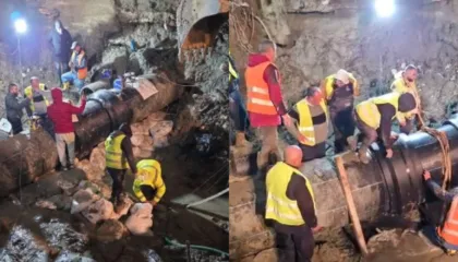 Riparohet defekti i tubacionit, nis furnizimi i Vlorës me ujë pas pesë ditësh ndërprerje