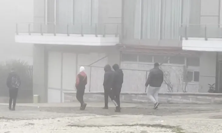 Rrezikojnë jetën për të mësuar, fëmijët në Gjirokastër kalojnë përmes aksit nacional për të shkuar në shkollë