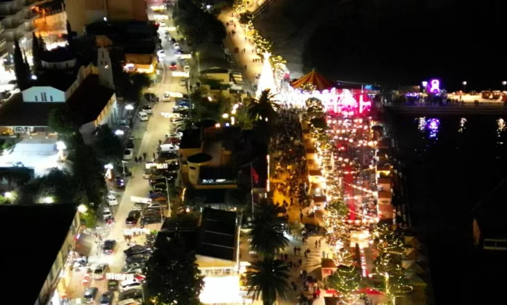 Saranda ndez dritat e festave të fundvitit – VIDEO