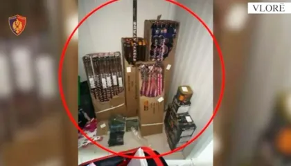 Sekuestrohen 179 fishekzjarre për festa, procedohet pronarja e një biznesi në Vlorë