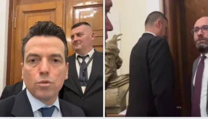 Shehaj nuk largohet nga dera e Këshillit të Mandateve, Bardhi del nga mbledhja dhe e informon për diskutimet, deputeti i PD: Nuk pranojnë të…