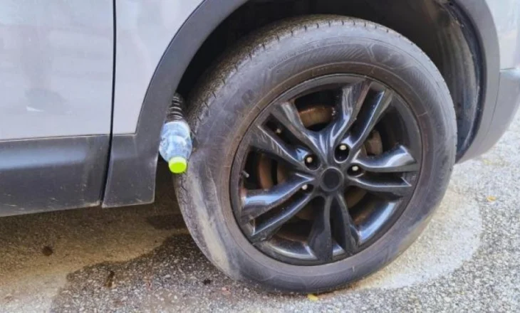 Shishe plastike në gomat e makinës, ja truku më modern i grabitësve