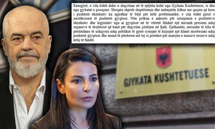 Shoqata e Gjyqtarëve reagon ndaj deklaratave të Kryeministrit: Presion ndaj drejtësisë dhe cenim i ndarjes së pushteteve