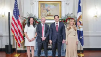 “Shqipëria është një mrekulli e diplomacisë amerikane”/ Bushati takohet me sekretarin e SHBA-së, Marco Rubio