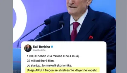 “Shteti si pronë private”,  Berisha zbulon shifra tronditëse për AKSHI-n: Nga 1 mijë euro në…
