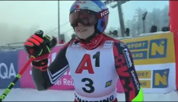 Skitë Alpine/ Lara Colturi fantastike, renditet e treta në provën e parë në Austri..