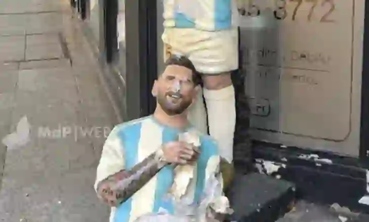 Statuja e Lionel Messit vandalohet brutalisht në Argjentinë: Autoritetet nisin hetimet