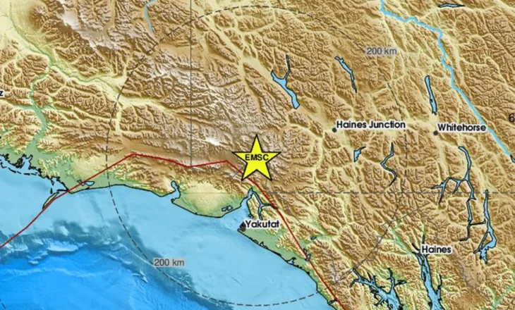 Tërmet i fortë godet Kanadanë, 6.8 ballë i shkallës Rihter