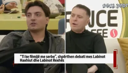 “Ti ke fëmijë me serbe”, shpërthen debati mes Labinot Haxhiut dhe Labinot Rexhës