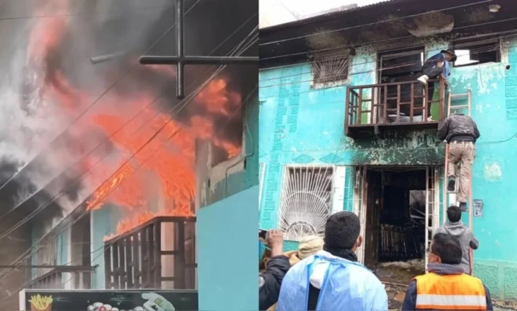 Tragjedi në Peru, dhjetë studentë vdesin nga zjarri në një restorant
