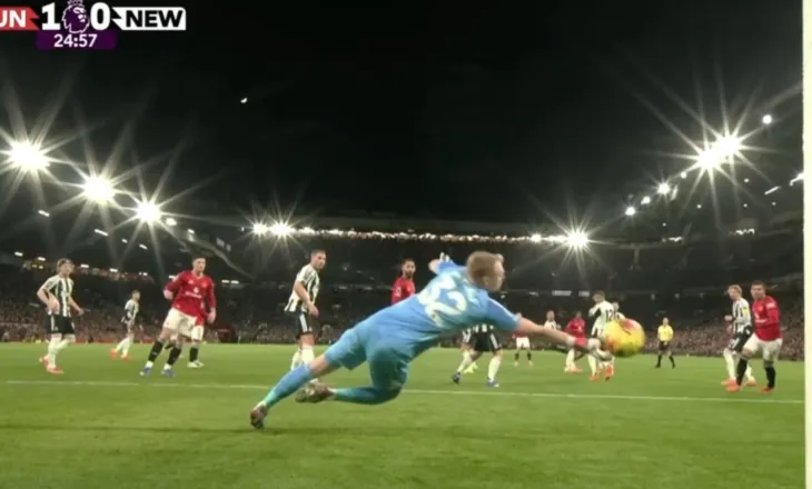 Vendos supergoli i Dorgu, Man. United e mbyll në avantazh pjesën e parë ndaj Newcastle (video)