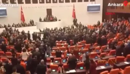 VIDEO/ Debati për buxhetin e shtetit, përleshje fizike në Kuvendin e Turqisë