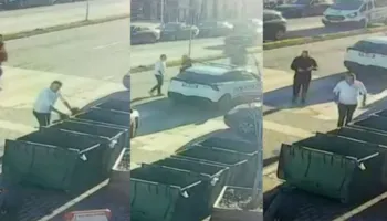 VIDEO/ Hodhi qeset e mbeturinave jashtë koshit, policia bashkiake e Shkodrës e kthen qytetarin t’i marrë mbrapsht dhe më pas e arreston