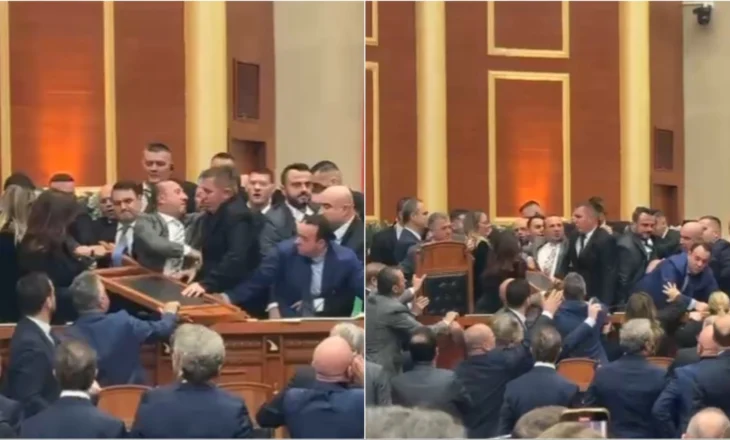 Video/ Korreshi bllokohet në Kuvend, deputeti demokrat “shpërthen” në ofendime ndaj Gardës
