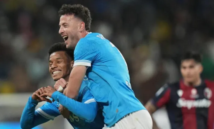 VIDEO/ Napoli fiton Superkupën e Italisë, thyen Bolognan në finale