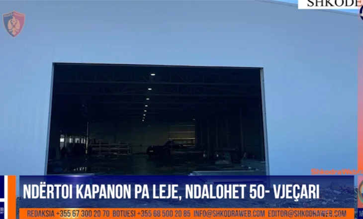 VIDEO – Ndërtoi pa leje një kapanon për qëllime fitimi, policia ndalon 50- vjeçarin nga Shkodra…