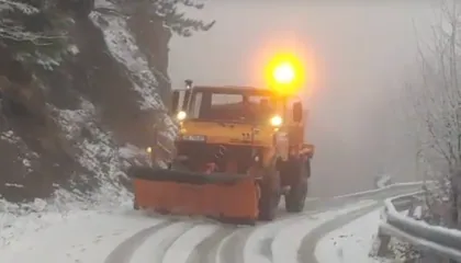 VIDEO-Rikthehen reshjet e dëborës në Korçë, ja sa pritet të shkojnë temperaturat