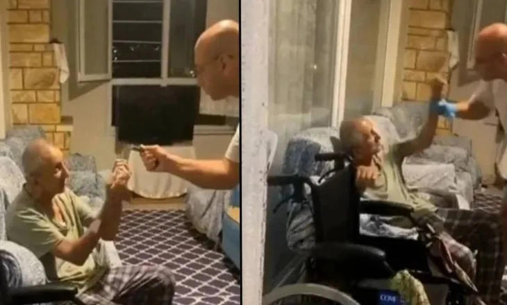 Video/ Skandali në azilin e pleqve në Turqi, i moshuari rrihet brutalisht nga kujdestari