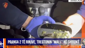 VIDEO+EMRAT – Vihen në pranga dy të rinj, u kapën në flagrancë duke shitur kanabis në zonën e Shirokës…