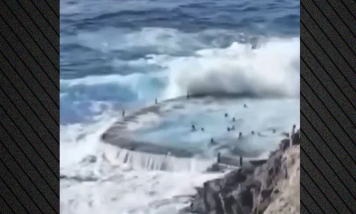 (VIDEO)Tenerife, dallga gjigante lëshohet mbi pishinën natyrore, humbin jetën 4 persona