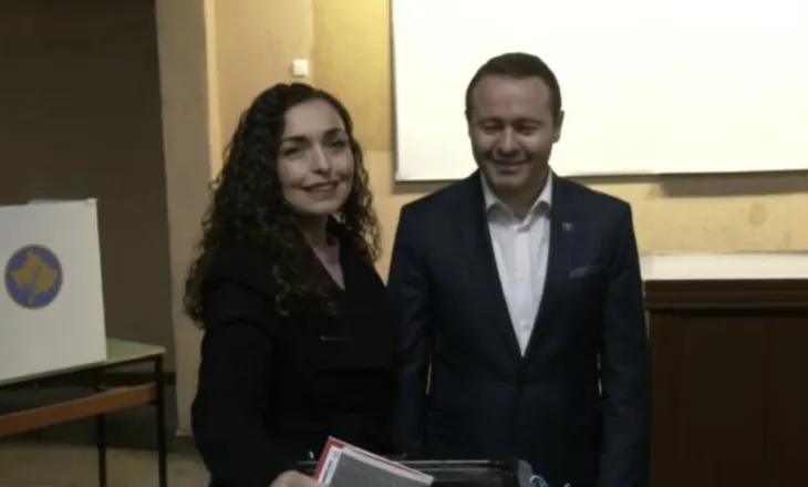 Vjosa Osmani hedh votën: Shpresoj të ketë zgjedhje të qeta dhe të rregullta
