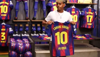 Yamal zbret nga froni dyshen Messi-CR7, vendos rekord në shitjen e fanellave