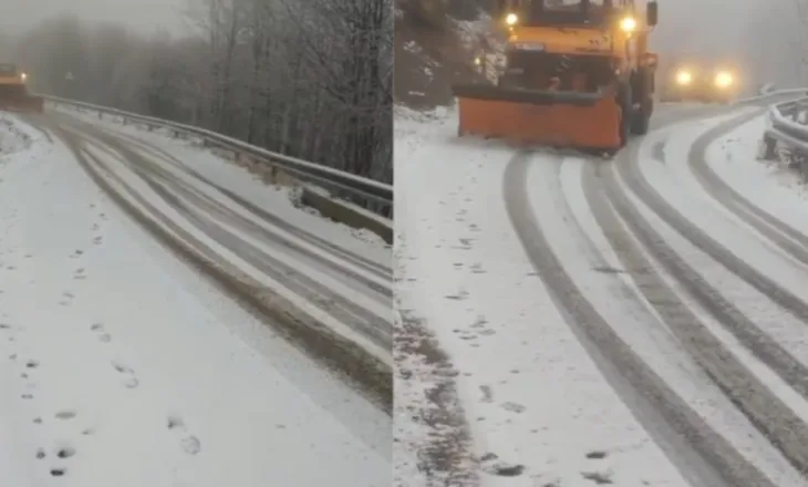 Zbardhet qarku i Korçës, nisin reshjet e dëborës