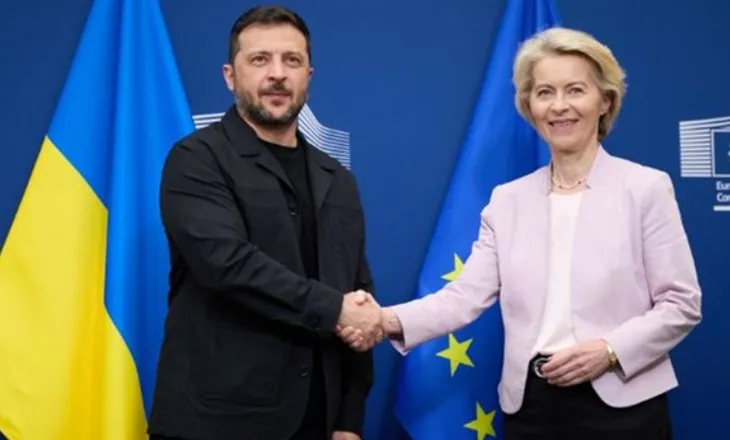 Zelensky bisedë telefonike me Von der Leyen: Jemi në fazë vendimtare, BE-ja të na mbështesë