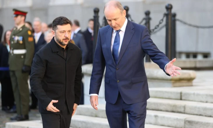 Zelensky falënderon Irlandën: Mbështetja juaj është e palëkundur