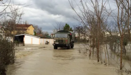 266 hektarë tokë të përmbytura, deri tani pa rrezik për banesat në Shkodër