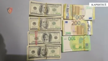 38 mijë dollarë të fshehura në trup: 67-vjeçari kapet në kufi, i sekuestrohen edhe 35 mijë euro në banesë