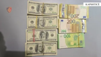 38 mijë dollarë të fshehura në trup: 67-vjeçari kapet në kufi, i sekuestrohen edhe 35 mijë euro në banesë