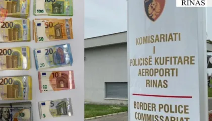 45-vjeçarja nga Kina tenton të largohet me 60 mijë euro të padeklaruara, kapet në Rinas