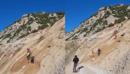 70 familje të izoluara prej 4 ditësh/ Me kazma e lopata, banorët e Bashajt “në aksion”, tentojnë hapjen e një rruge alternative