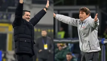 “Acar” mes Chivu dhe Conte në TV, evitojnë përshëndetjen. Rumuni thumboi: Mjaft me ankesat për kalendarin