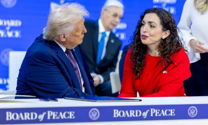 ‘Aleanca me Amerikën është rruga e vetme’/ Osmani ndan foton nga takimi me Trump në Davos