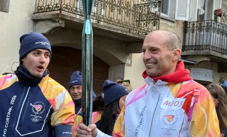 Allegri, bartës i flakës olimpike: Nder i madh dhe emocion i thellë për mua